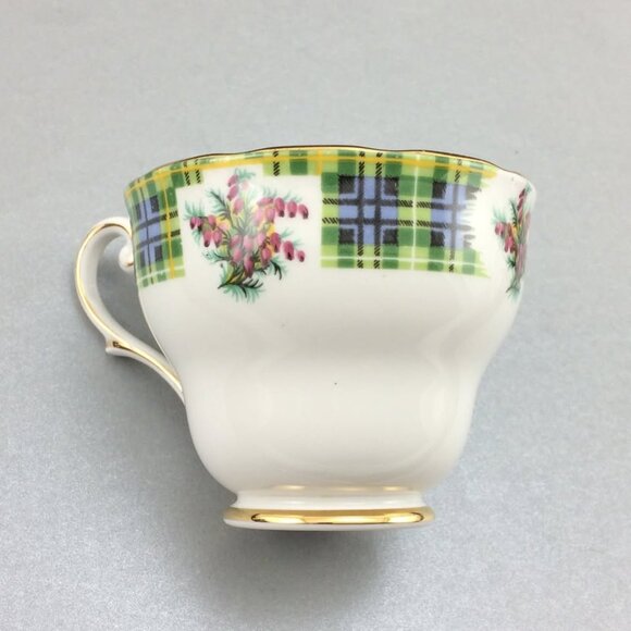 Vtg Clan Campbell Royal Standard Bonnie Scotland Teacup Saucer Fine Bone China - Picture 5 of 10